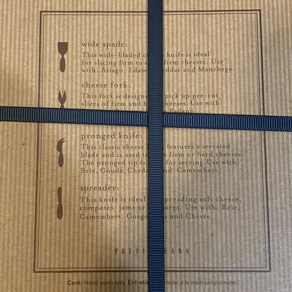 NIB Pottery Barn Cheese Knives, Set of 4 - Picture 4 of 6
